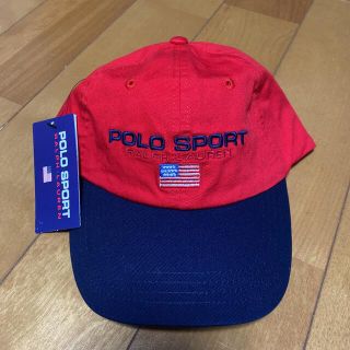 ラルフローレン(Ralph Lauren)のPOLO SPORT キャップ　デッドストック　復刻　ポロスポーツ(キャップ)