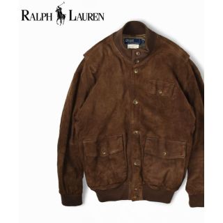 ポロラルフローレン(POLO RALPH LAUREN)のポン様 専用 90s ポロバイ ラルフローレン ラムレザー スエード ジャケット(レザージャケット)