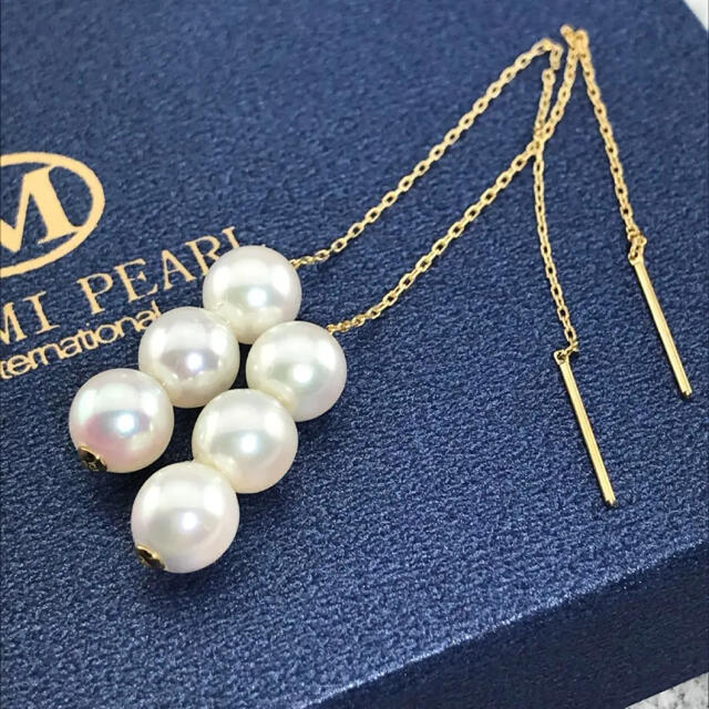 シンプルデザイン大好き!あこや真珠 ロングピアス K18YG | www.ofa.sg