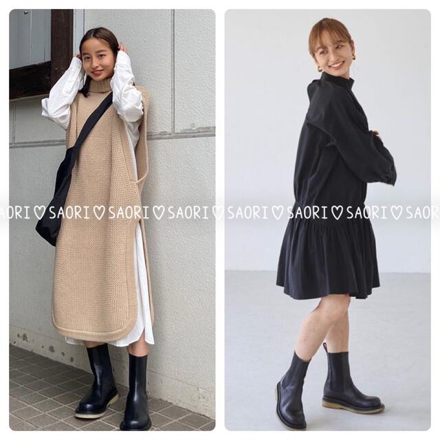 TODAYFUL(トゥデイフル)のTODAYFUL【美品】Leather Middle Boots レディースの靴/シューズ(ブーツ)の商品写真