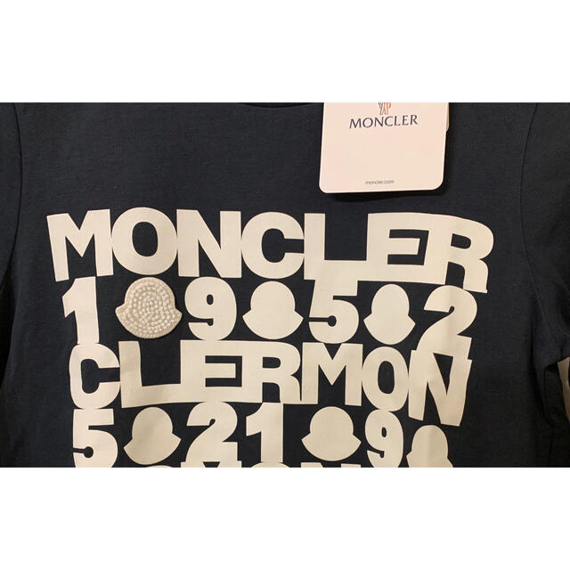 MONCLER(モンクレール)のモンクレール 12A  ロングTシャツ　　　　　　　　　新品タグ付き レディースのトップス(Tシャツ(長袖/七分))の商品写真