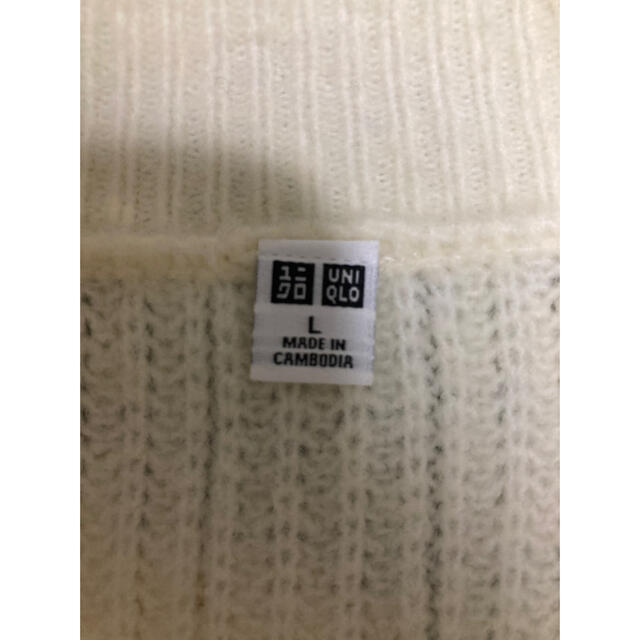 UNIQLO(ユニクロ)のユニクロ＊ライトスフレヤーンモックネックセーター（長袖） レディースのトップス(ニット/セーター)の商品写真
