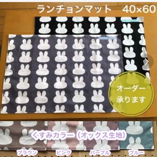 【オーダー承ります】ランチョンマット　ランチクロス　40×60(外出用品)