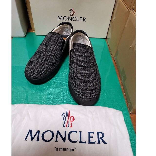 moncler モンクレール モカシン レザー スエード ローファー-