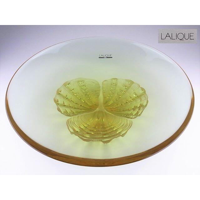 美術品】 真作保証品 ルネ・ラリック スリーシェルボウル 手署名サイン