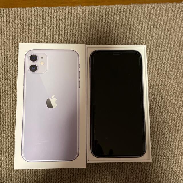 スマートフォン本体iPhone11 64G パープル