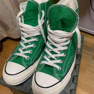 コンバース(CONVERSE)のCONVERSE CT70 グリーン トレンドカラー 状態◎(スニーカー)