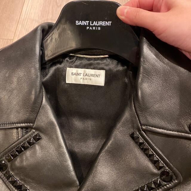 Saint Laurent(サンローラン)のユウ様専用　サンローラン　2016年　ライダース　52 メンズのジャケット/アウター(ライダースジャケット)の商品写真