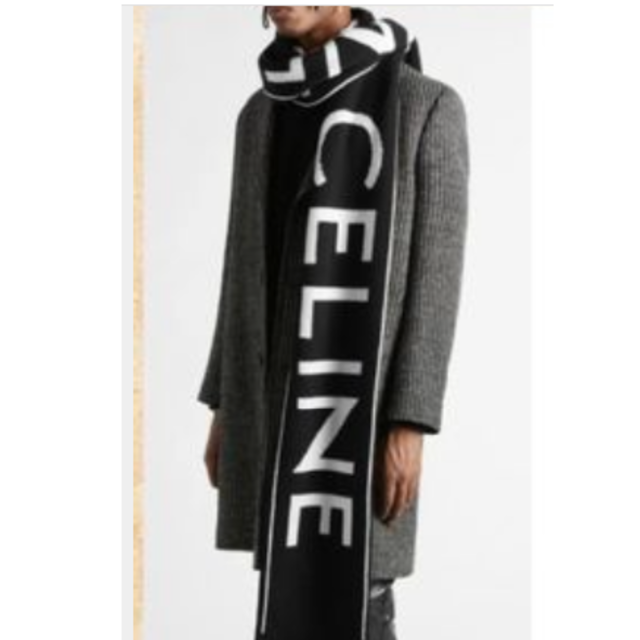 celine(セリーヌ)のCELINE カシミア混　ロングマフラー メンズのファッション小物(マフラー)の商品写真