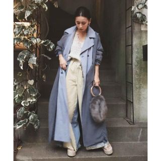 Ameri VINTAGE(トレンチコート ・ ブルー・ネイビー/青色系)の Ameri VINTAGE(トレンチコート ・ ブルー・ネイビー/青色系)の