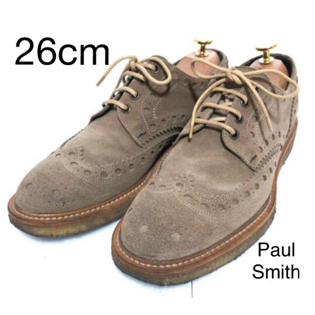 2021公式店舗 Paul Smith - Paul Smith(ポールスミス)　71/2　26cm相当　ウィング　ベージュ ドレス+ビジネス