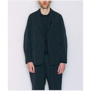 コモリ(COMOLI)の18AW comoli ウールギャバ セットアップ ネイビー (テーラードジャケット)