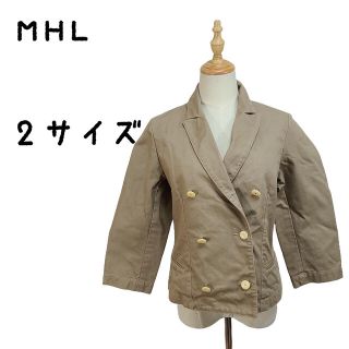 マーガレットハウエル(MARGARET HOWELL)のMHL マーガレットハウエル 2 M ジャケット ダブル ブラウン(テーラードジャケット)