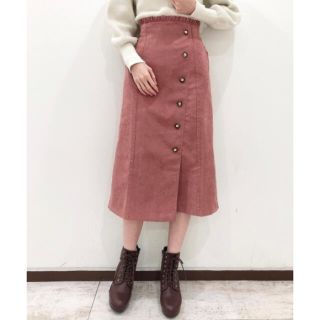 マジェスティックレゴン(MAJESTIC LEGON)のレトロIラインスカート　ミモレ丈(ひざ丈スカート)