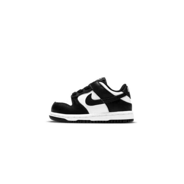 NIKE(ナイキ)のNike TD Dunk Low "White/Black" キッズ/ベビー/マタニティのキッズ靴/シューズ(15cm~)(スニーカー)の商品写真