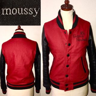 がでます moussy - 新品 タグ付き moussy マウジー 本革 レザー