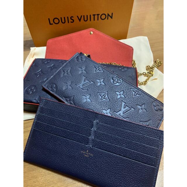 ルイ・ヴィトン LOUIS VUITTON ポシェット・フェリーチェ M64065 スリーズ モノグラム・アンプラントレザー レディース ショルダーバッグ