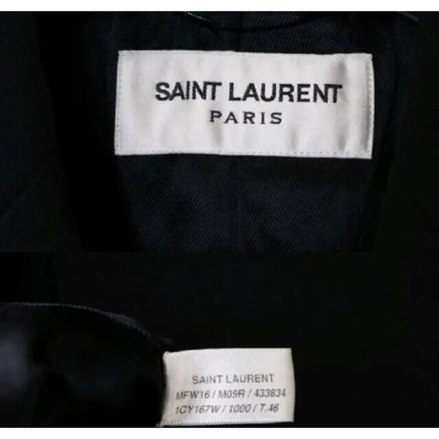Saint Laurent(サンローラン)のサンローラン 16AW ロングチェスターコート　46 エディスリマン メンズのジャケット/アウター(チェスターコート)の商品写真