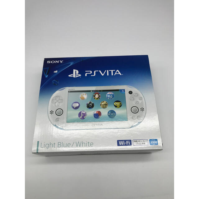 PSVita PCH-2000 White Wi-Fiモデル メモカあり