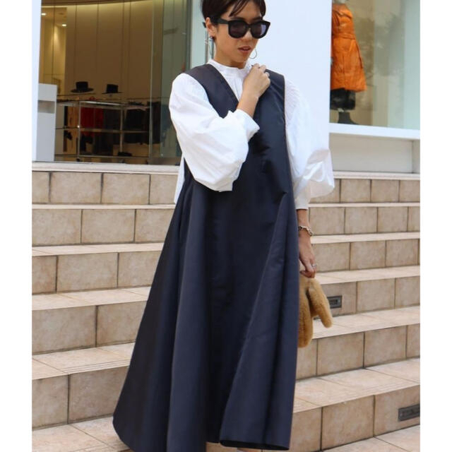 新品未使用】machatt ナイロンツイルドレス【入手困難品】BLACK | www