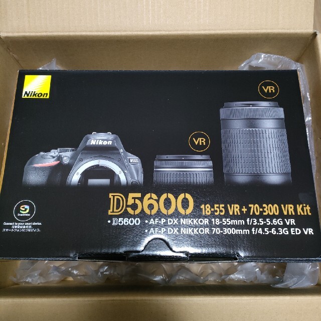 期間限定!最安値挑戦】 新品未開封 Nikon D5600 ダブルズームキット 3