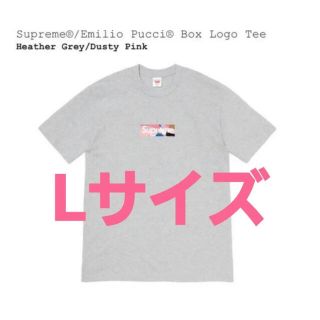 21ss Supreme Emilio Pucci Box Logo Tee L(Tシャツ/カットソー(半袖/袖なし))