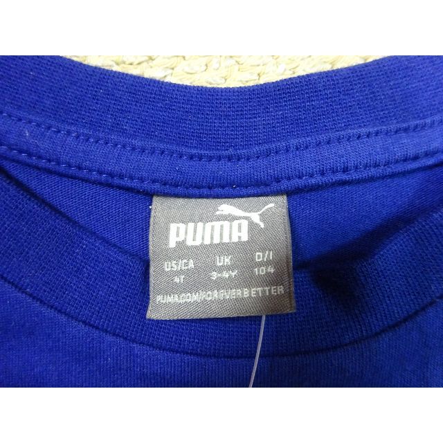 PUMA(プーマ)の新品★PUMAプーマ★US 4T 日本100㎝位★半袖Tシャツ・ハーフパンツ 紺 キッズ/ベビー/マタニティのキッズ服男の子用(90cm~)(その他)の商品写真