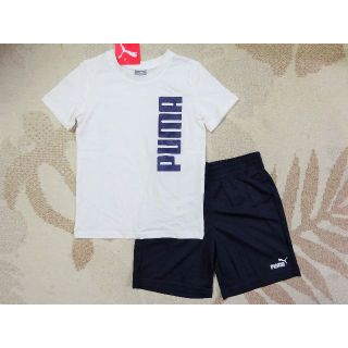 プーマ(PUMA)の新品★PUMAプーマ★US 4T 日本100㎝位★半袖Tシャツ・ハーフパンツ 白(その他)