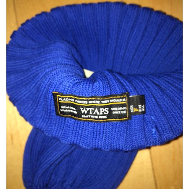 W)taps(ダブルタップス)のWTAPS 151MADT-HT01S SNEAK COLLECTION 青 メンズの帽子(ニット帽/ビーニー)の商品写真