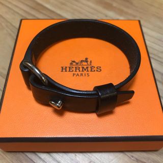 キナリ・ベージュ レア HERMES レザーブレスレット 美品 - 通販