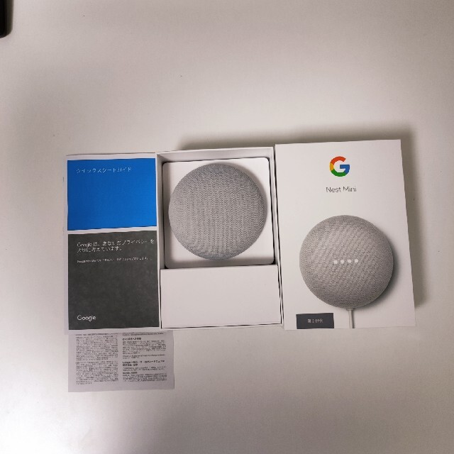 Google(グーグル)のグーグルネストミニ　Google nest mini スマホ/家電/カメラのオーディオ機器(スピーカー)の商品写真