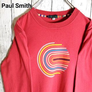 ポールスミス(Paul Smith)の【日本製】ポールスミス ロンt ビッグプリント 虹色 アートデザイン 渦巻き(Tシャツ/カットソー(七分/長袖))