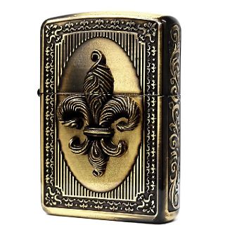 ジッポー(ZIPPO)の送料無料☆zippo☆アーマー☆3面☆フレームデザインAG☆リリーメタル☆ジッポ(タバコグッズ)