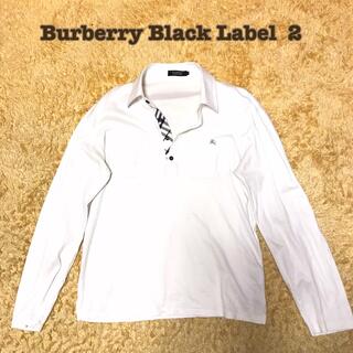 バーバリーブラックレーベル(BURBERRY BLACK LABEL)のBurberry バーバリーブラックレーベル ポロシャツ カットソー メンズ M(ポロシャツ)