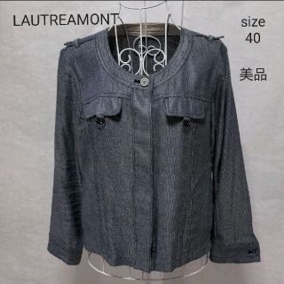 ロートレアモン(LAUTREAMONT)のLAUTREAMONT　ロートレアモン　レディースノーカラージャケット(ノーカラージャケット)