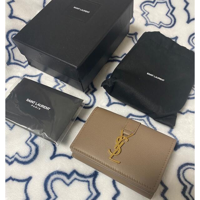 Saint Laurent(サンローラン)の新品未使用　サンローラン　三つ折り　財布　コンパクト レディースのファッション小物(財布)の商品写真