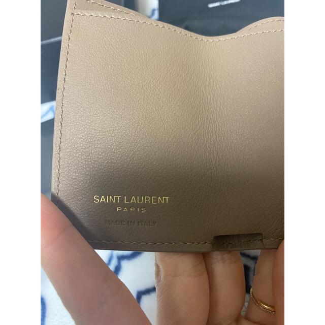 Saint Laurent(サンローラン)の新品未使用　サンローラン　三つ折り　財布　コンパクト レディースのファッション小物(財布)の商品写真