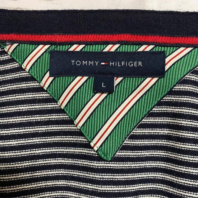 TOMMY HILFIGER(トミーヒルフィガー)のTOMMY HILFIGER トミーヒルフィガー　カーディガン　ボーダー メンズのトップス(カーディガン)の商品写真