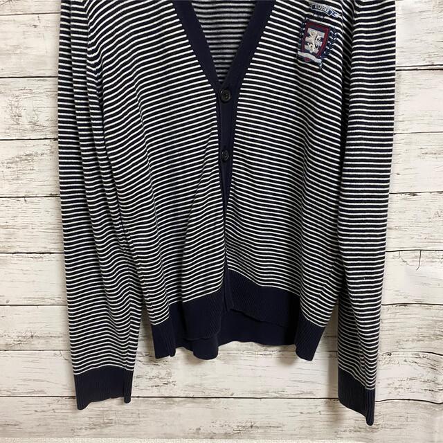 TOMMY HILFIGER(トミーヒルフィガー)のTOMMY HILFIGER トミーヒルフィガー　カーディガン　ボーダー メンズのトップス(カーディガン)の商品写真