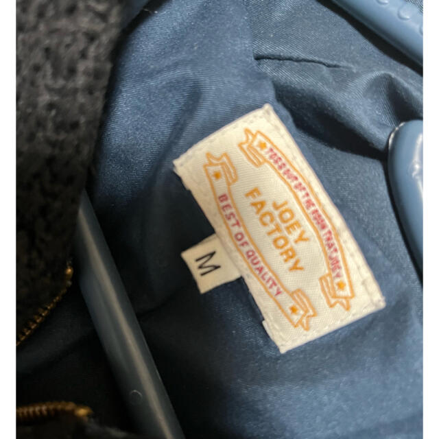 ジョーイファクトリー　黒　中綿　ジャンパー メンズのジャケット/アウター(ブルゾン)の商品写真