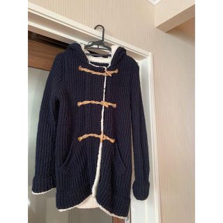 ザラ(ZARA)のZARA ニット ダッフルコート(ニットコート)