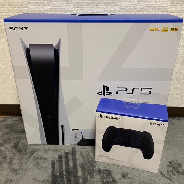 エンタメ/ホビーPS5 プレステ5本体+コントローラーセット 新品