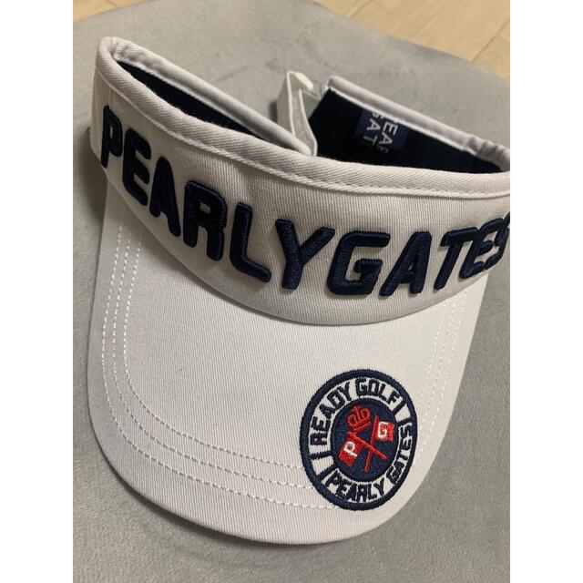 PEARLY GATES(パーリーゲイツ)のパーリィーゲイツ🧢サンバイザー レディースの帽子(その他)の商品写真