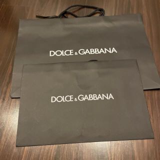 ドルチェアンドガッバーナ(DOLCE&GABBANA)の【最終お値下げ】ドルガバ　紙袋　２枚(ショップ袋)