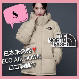 ザノースフェイス(THE NORTH FACE)の♡日本未発売♡ ノースフェイス ECO AIR ダウンジャケット ベージュ S(ダウンジャケット)