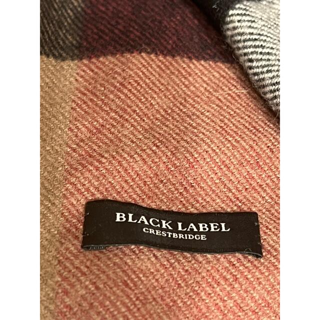 BLACK LABEL CRESTBRIDGE(ブラックレーベルクレストブリッジ)のブラックレーベルクレストブリッジ 3周年限定カシミヤ混マフラー バーバリー メンズのファッション小物(マフラー)の商品写真