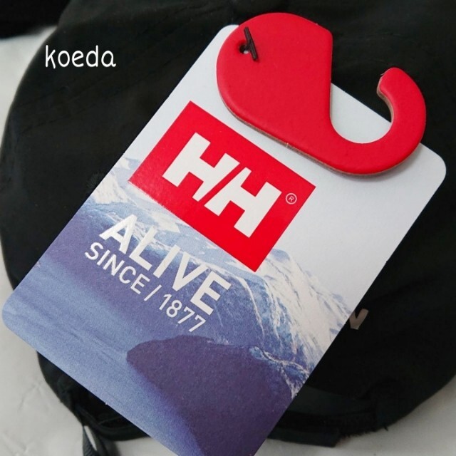 HELLY HANSEN(ヘリーハンセン)のHELLY HANSEN ヘリーハンセン 黒 ブラック クルー キャップ 帽子 メンズの帽子(キャップ)の商品写真