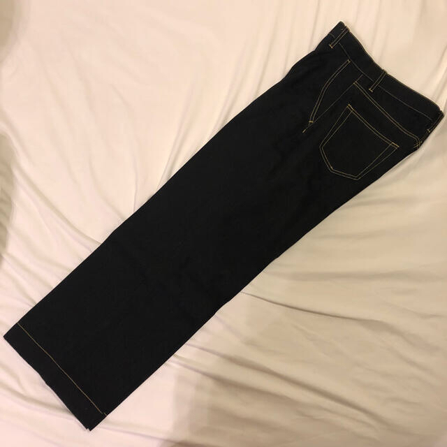 YAECA(ヤエカ)のyass BELTED DENIM TROUSER BLACK - Mens メンズのパンツ(デニム/ジーンズ)の商品写真