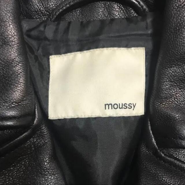 moussy/マウジー 本革 やぎ革/ゴートレザー/山羊皮 ライダース