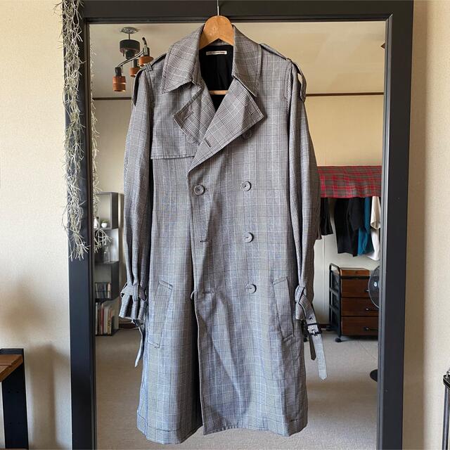 HARE - HARE exclusive design チェック トレンチコートの通販 HARE - HARE exclusive design チェック トレンチコートの通販